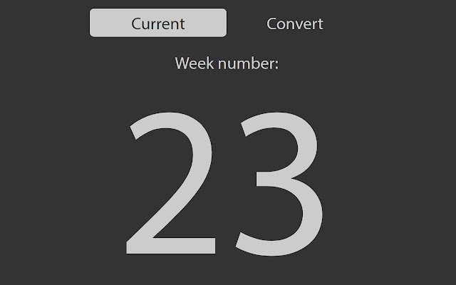Weeknummerextensie uit de Chrome webwinkel, uit te voeren met OffiDocs Chromium online