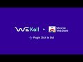 WeKall Click2Dial từ cửa hàng Chrome trực tuyến sẽ được chạy với OffiDocs Chromium trực tuyến