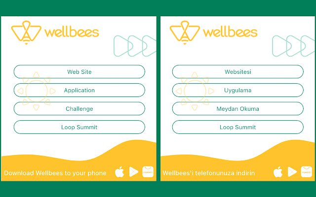 Wellbees aus dem Chrome-Webshop zur Ausführung mit OffiDocs Chromium online