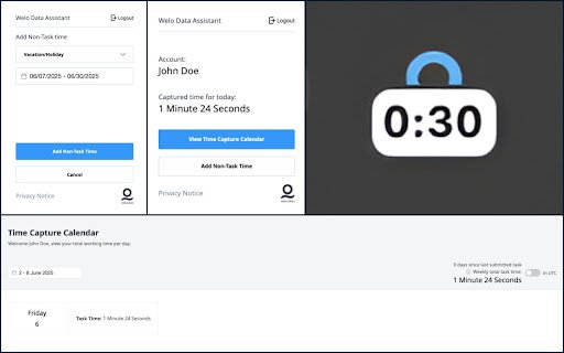 Welo Data Assistant  from Chrome web store to be run with OffiDocs Chromium online