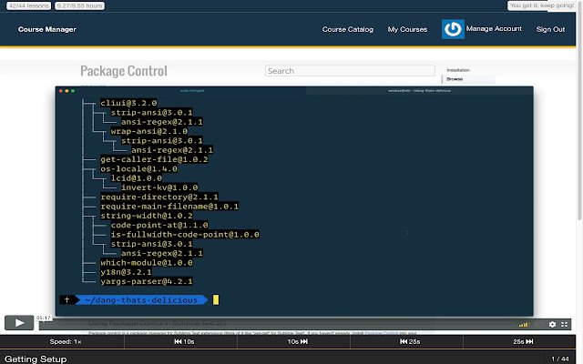 WesBos Course Tracker da Chrome Web Store para ser executado com OffiDocs Chromium online