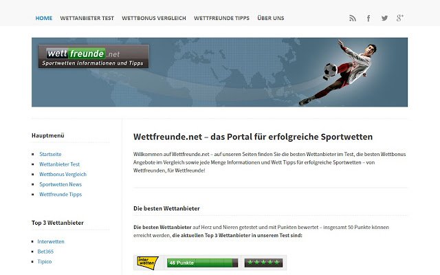 Wettfreunde  from Chrome web store to be run with OffiDocs Chromium online