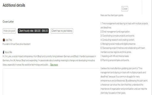 WFR Upwork Toolkit Up your Upwork game  from Chrome web store to be run with OffiDocs Chromium online