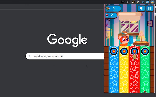 Whack a Mouse Game  from Chrome web store to be run with OffiDocs Chromium online