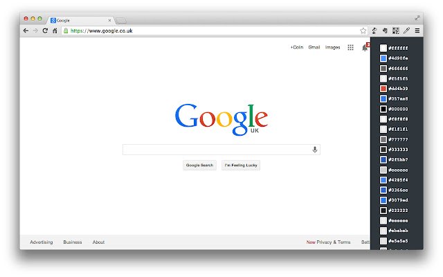WhatColor  from Chrome web store to be run with OffiDocs Chromium online