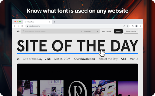 What Font find font  from Chrome web store to be run with OffiDocs Chromium online
