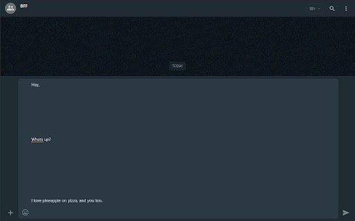 WhatsApp Web Messagebox Resizer  from Chrome web store to be run with OffiDocs Chromium online