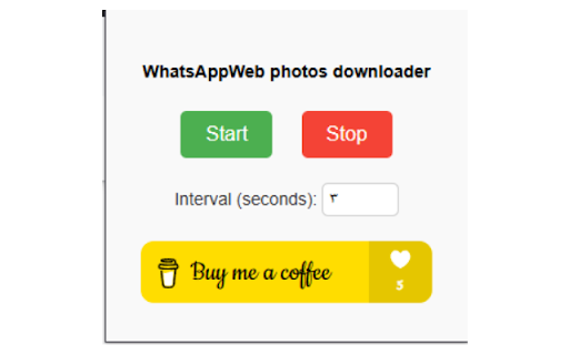 WhatsAppWeb photos downloader  from Chrome web store to be run with OffiDocs Chromium online
