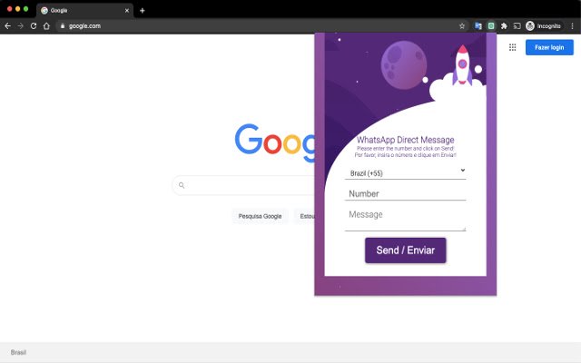 Whats Direct Message  from Chrome web store to be run with OffiDocs Chromium online