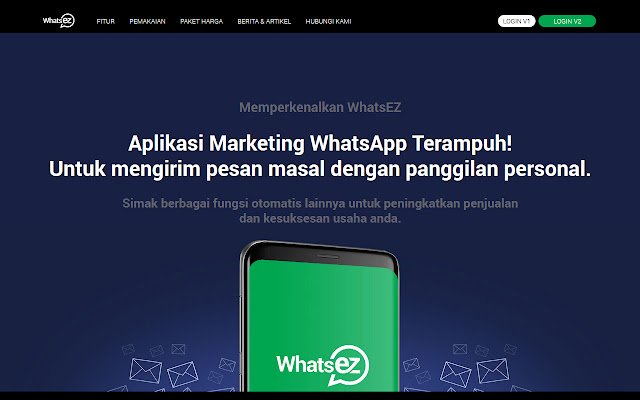 WhatsEZ dari toko web Chrome untuk dijalankan dengan OffiDocs Chromium online