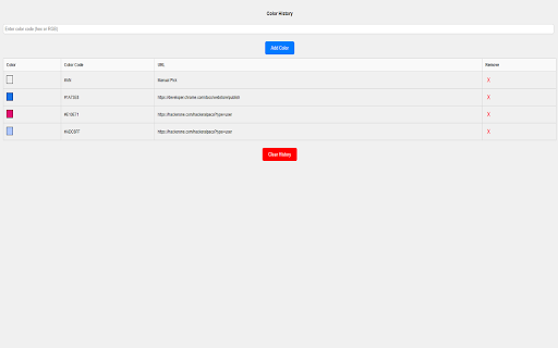 Whats That Color?  from Chrome web store to be run with OffiDocs Chromium online