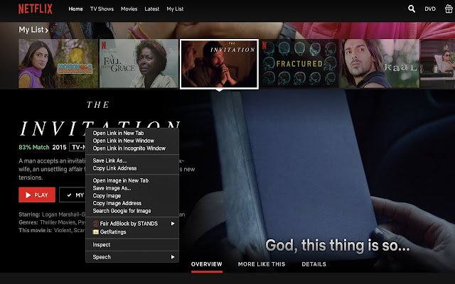 Whats the Rating?  from Chrome web store to be run with OffiDocs Chromium online