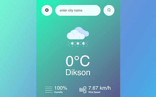 Whats the Weather?  from Chrome web store to be run with OffiDocs Chromium online