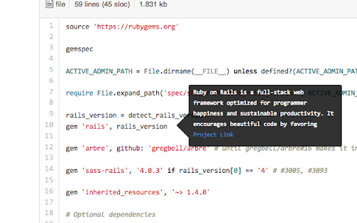 Whats your gem?  from Chrome web store to be run with OffiDocs Chromium online