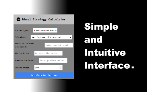 Wheel Strategy Calculator  from Chrome web store to be run with OffiDocs Chromium online