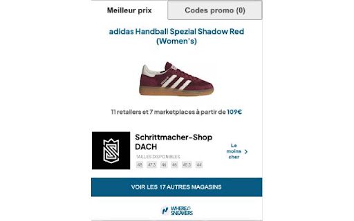 Where Sneakers Find the best price  from Chrome web store to be run with OffiDocs Chromium online