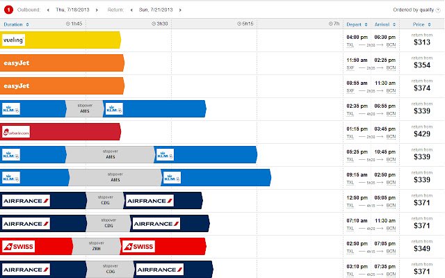 WhichAirline Flight Search  from Chrome web store to be run with OffiDocs Chromium online