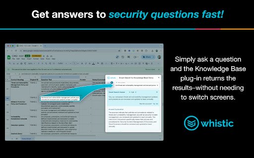 Whistic Plugin  from Chrome web store to be run with OffiDocs Chromium online