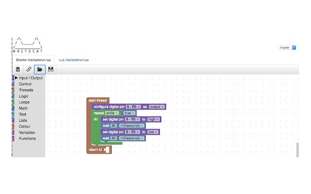 Whitecat  from Chrome web store to be run with OffiDocs Chromium online