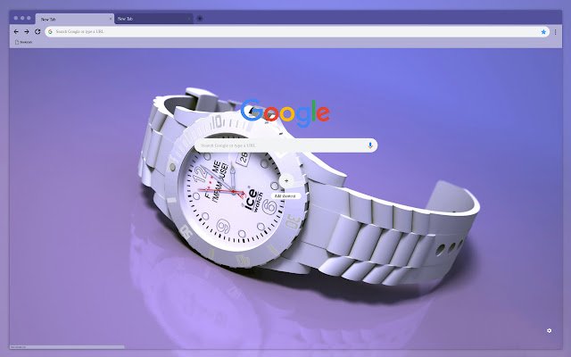 Белые часы из интернет-магазина Chrome будут работать с OffiDocs Chromium Online