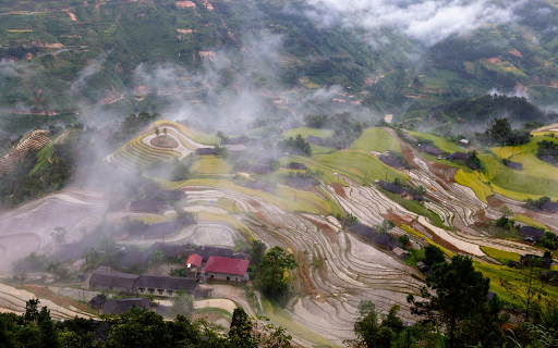White cloud village  from Chrome web store to be run with OffiDocs Chromium online