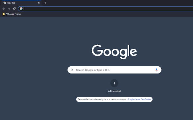 Whoopp Google Theme dari kedai web Chrome untuk dijalankan dengan OffiDocs Chromium dalam talian
