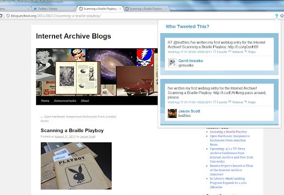 Who Tweeted This  from Chrome web store to be run with OffiDocs Chromium online Who Tweeted This  from Chrome web store to be run with OffiDocs Chromium online
