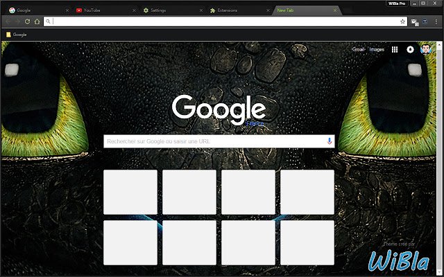 WiBla-Theme aus dem Chrome-Webshop, das mit OffiDocs Chromium online ausgeführt werden soll