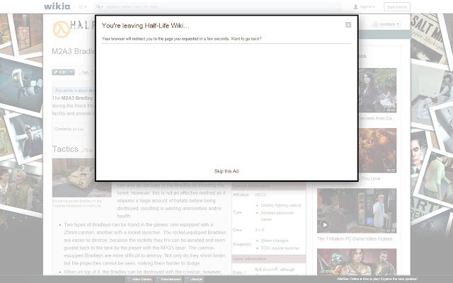 Wikia Redirect Langkau dari kedai web Chrome untuk dijalankan dengan OffiDocs Chromium dalam talian