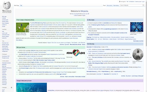 Wiki Fundraiser Blocker  from Chrome web store to be run with OffiDocs Chromium online