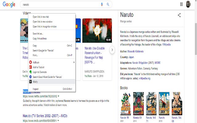 Wikify  from Chrome web store to be run with OffiDocs Chromium online