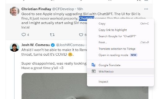 WikiNediyo  from Chrome web store to be run with OffiDocs Chromium online