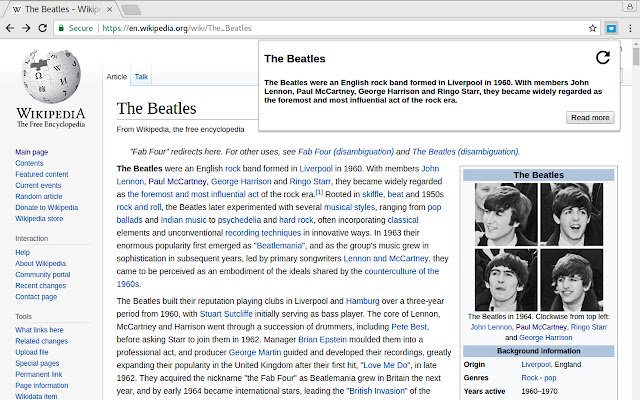 Wiki del giorno dal negozio web di Chrome da eseguire con OffiDocs Chromium online