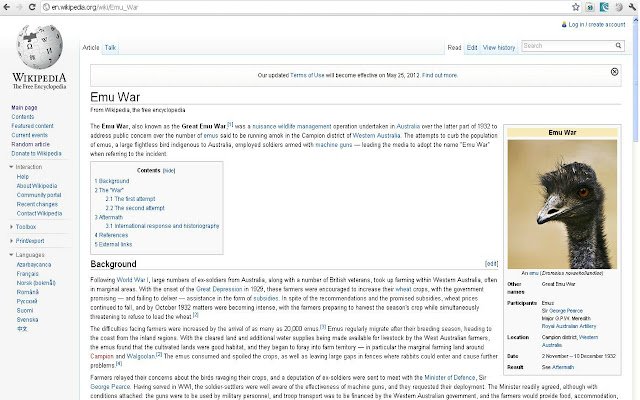 Wikipedia Shuffle  from Chrome web store to be run with OffiDocs Chromium online