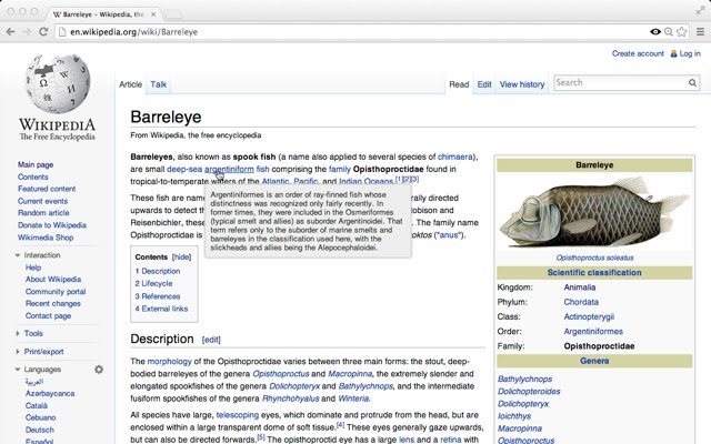 wiki-voorbeeld uit de Chrome-webwinkel om uit te voeren met OffiDocs Chromium online
