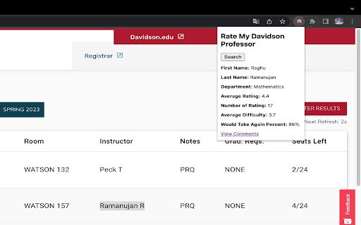 Wildcat RMP  from Chrome web store to be run with OffiDocs Chromium online