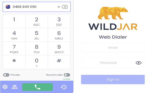 WildJar  from Chrome web store to be run with OffiDocs Chromium online