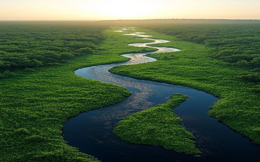 Winding river wallpaper  from Chrome web store to be run with OffiDocs Chromium online