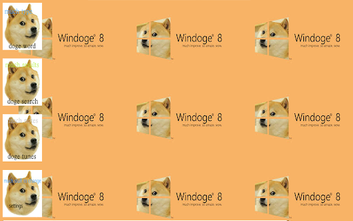 Windoge 8  from Chrome web store to be run with OffiDocs Chromium online