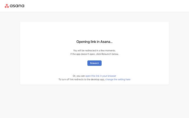 Chrome Web ストアからの Asana デスクトップ リンクの Window Closer を OffiDocs Chromium オンラインで実行する