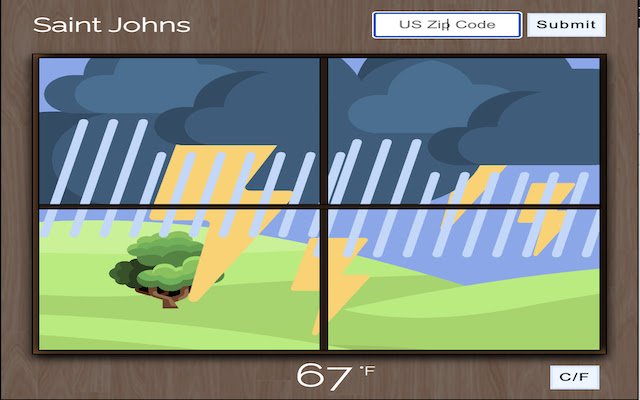 Window Weather  from Chrome web store to be run with OffiDocs Chromium online