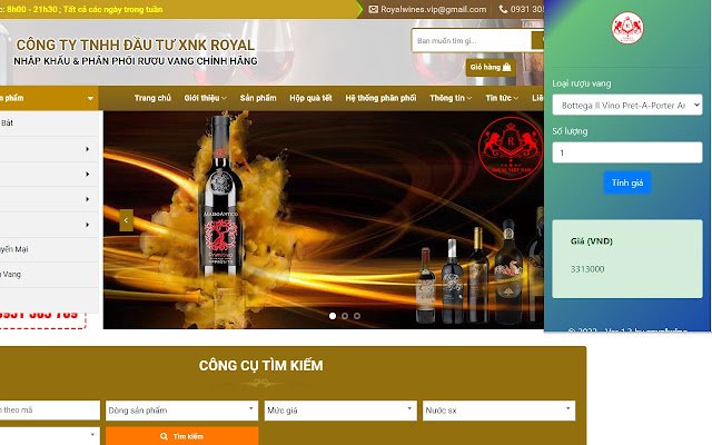 Rượu từ cửa hàng Chrome trực tuyến sẽ được chạy trực tuyến bằng OffiDocs Chrome