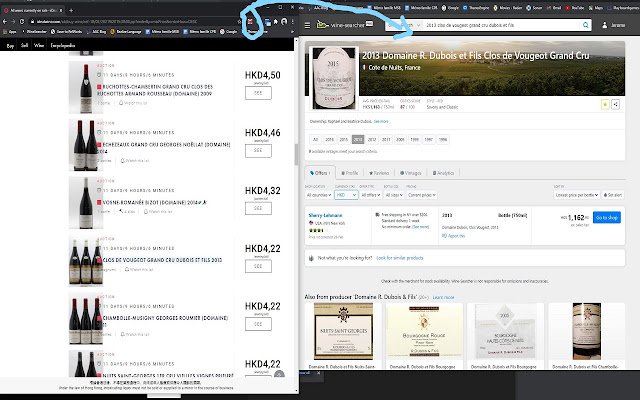 Wine Searcher  from Chrome web store to be run with OffiDocs Chromium online