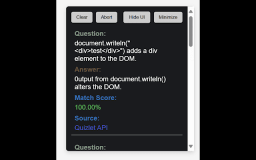 WinkWink Ace Your Studies  Questions, Using Quizlet  from Chrome web store to be run with OffiDocs Chromium online