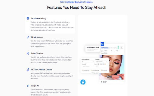 Winning Hunter  from Chrome web store to be run with OffiDocs Chromium online