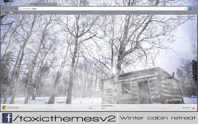 Cabina invernale dal Chrome Web Store da eseguire con OffiDocs Chromium online