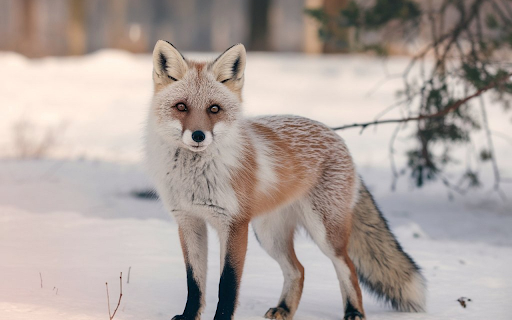 Winter Fox ze sklepu internetowego Chrome do uruchomienia z OffiDocs Chromium online