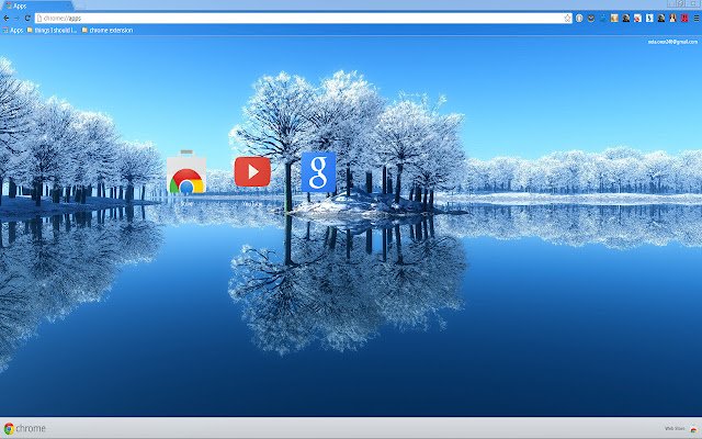 Winter Landscape  from Chrome web store to be run with OffiDocs Chromium online