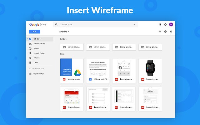 WireframePro GDrive  from Chrome web store to be run with OffiDocs Chromium online