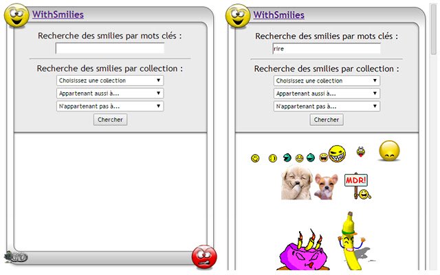 WithSmilies dal Chrome Web Store da eseguire con OffiDocs Chromium online